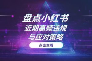 2025小红书运营避坑指南：盘点近期高频违规与应对策略