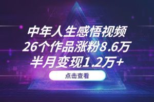 【案例拆解】26个作品涨粉8.6万，半月变现1.2万+，他到底做对了什么？