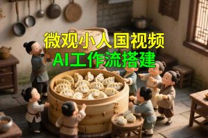 1个作品爆了500W+播放，微观小人国扣子工作流搭建教程（含代码），会复制黏贴就行，3分钟极速生成