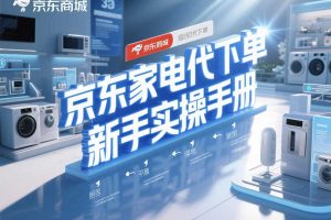 揭秘京东家电“内部价”渠道：新手也能做的代下单副业，保姆级实操手册